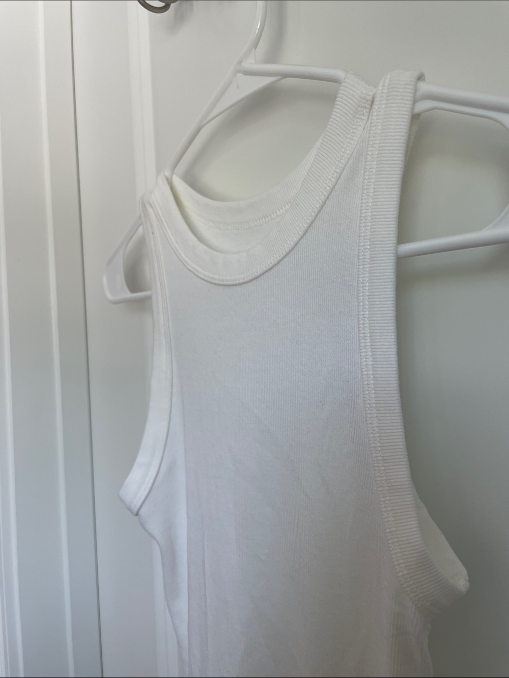 A NEW DAY White Ribbed Racerback Tank Top - Picture 7 of 12